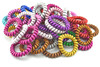 Big multicoloured shiny cloth, telephone, hair rope, hair accessory, wholesale