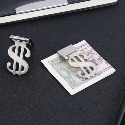 US dollar wallet foreign trade creative wallet stainless steel wallet US dollar metal wallet wholesale