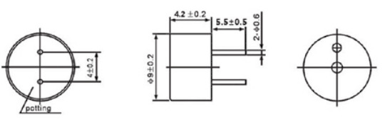   09 Դ  9*4.2 3V 5V HYT-09042