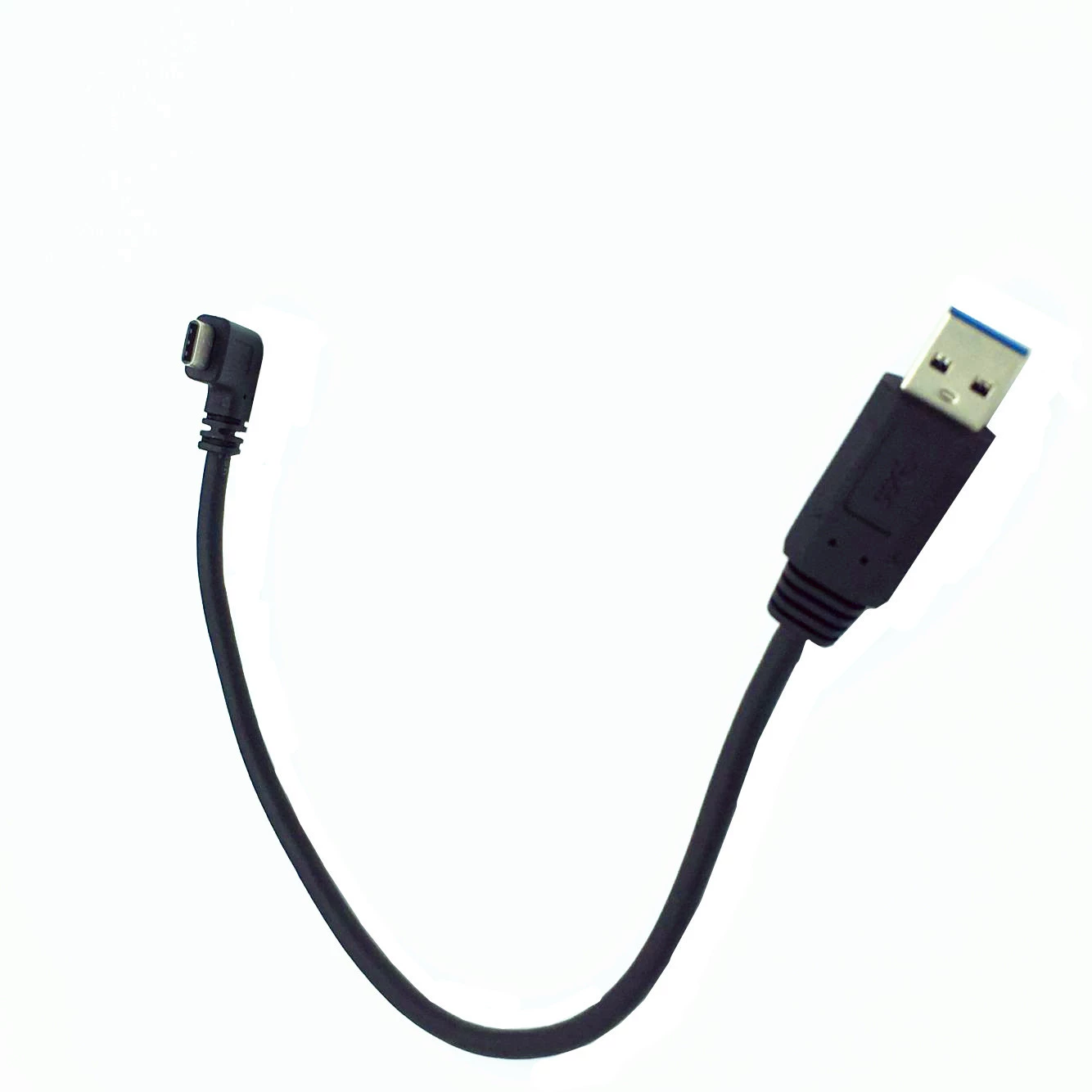 USB3.0 AM straight head to Type-C elbow data cable computer notebook mobile phone data charging cable