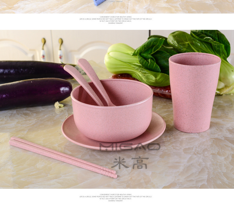 小麦塑料全套餐具_15_副本