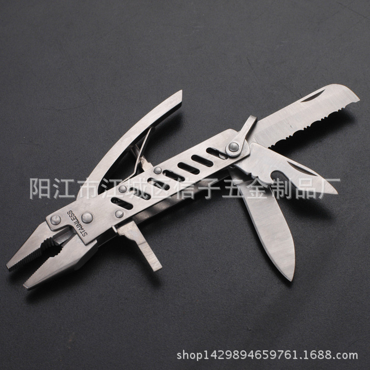 不锈钢扳手多功能扳 户外工具不锈钢手柄户外多功能扳手多用扳手