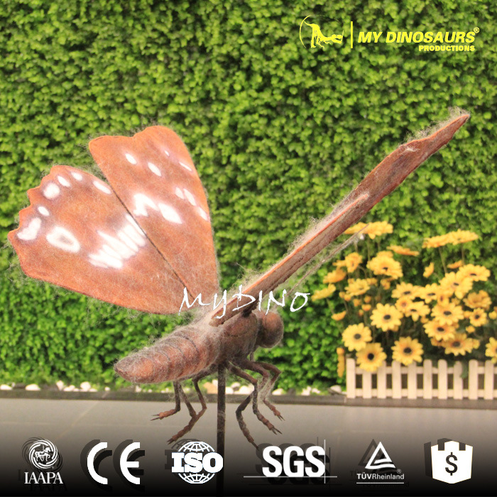 龙晨时代-仿真昆虫摄影道具 户外园林景观模型 小号电动机械蝴蝶