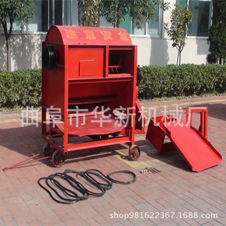 现货批发农用脱粒机 100型麦穗脱粒机 阜新多功能麦稻脱粒机厂家
