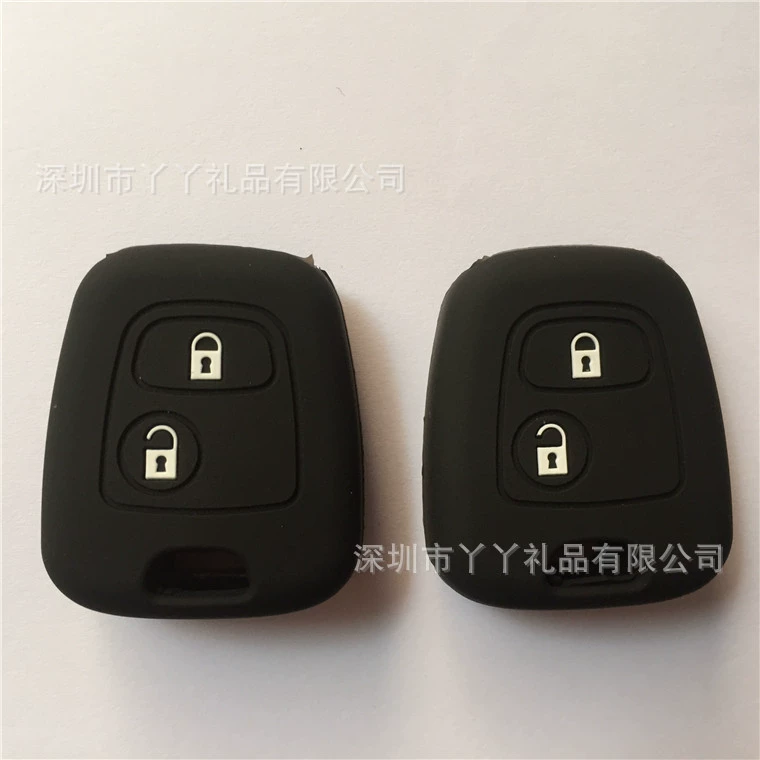 Подходит для новых индийских Peugeot Wolf Head Transformers, 2-х и 3-х ключей, чехол для ключей, силиконовая сумка с замком, пряжка
