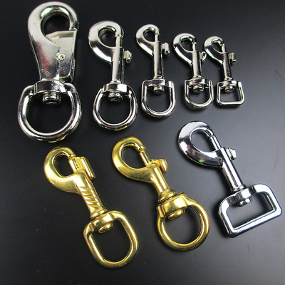 牛头马钢挂钩不锈钢 宠物大中小型犬用弹簧钩 狗链宠物加厚钩子|ms