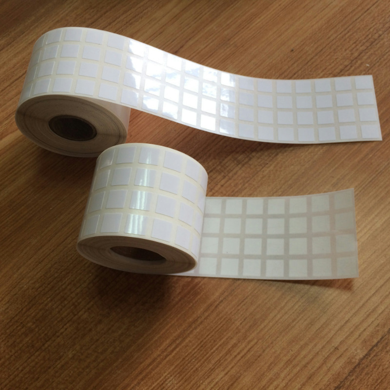 FASSON-72825亮白聚酯PET标签51*13MM单排R23mm太阳能电池标签库