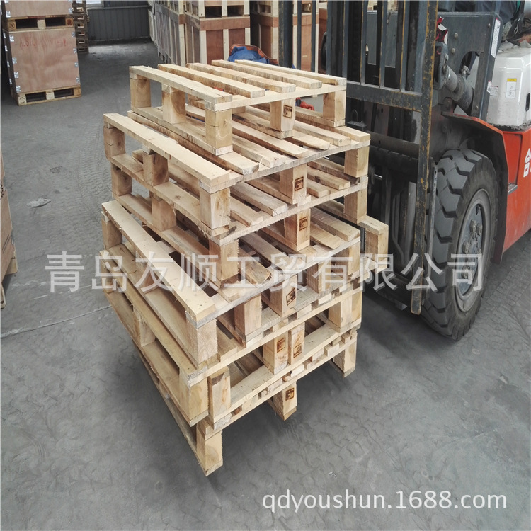 加厚厂家直销仓储托盘 青岛供应出口木托盘 按需制作托盘木架