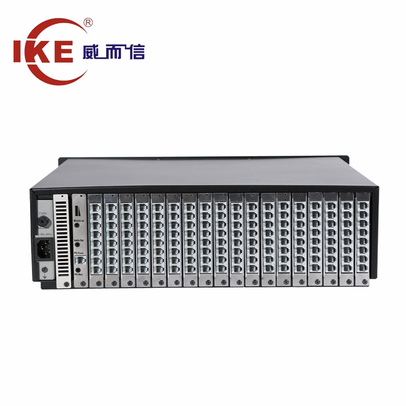 威而信电话交换机DK型8进80出 标准机架式 三方通话 一键转移