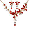Cross -border jewelry new crystal color pentagram jewelry set women short cross -border e -commerce hot sales explosion