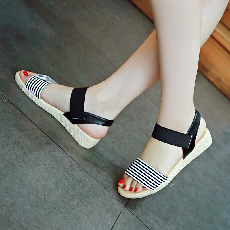 Chaussures été pour femme en Caoutchouc - Ref 3346541 Image 4