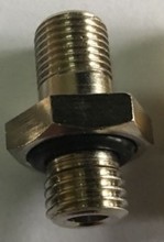 厂家直销多用途六角嘴铜充气门阀液体压力容器气门芯M8螺牙