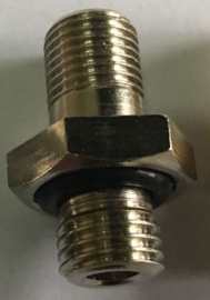 厂家直销多用途六角嘴铜充气门阀液体压力容器气门芯M8螺牙