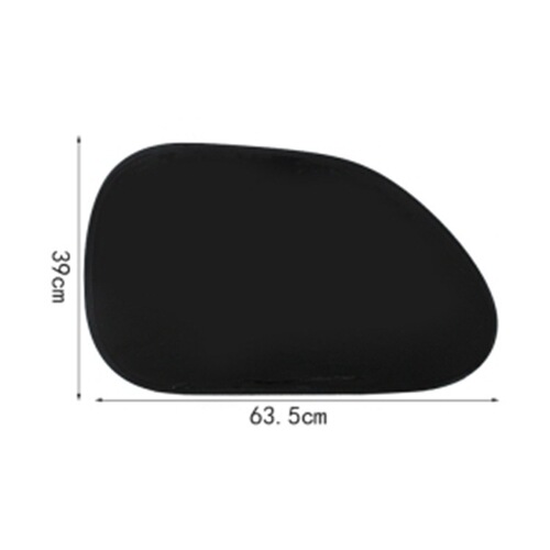 All-black sunshade stickers for cars, electrostatic adsorption sun protection stickers, side window stickers for car windows, for summer sun protection