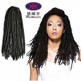 假发 欧美热销 NU LOCS  Crochet Irregular faux locs 脏辫接发