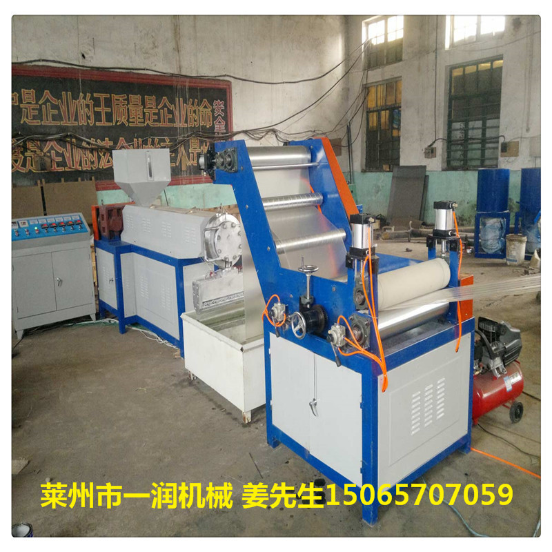 裂膜机 塑料拉丝机组 拉丝生产设备 撕裂膜填充绳挤出拔丝抽丝机