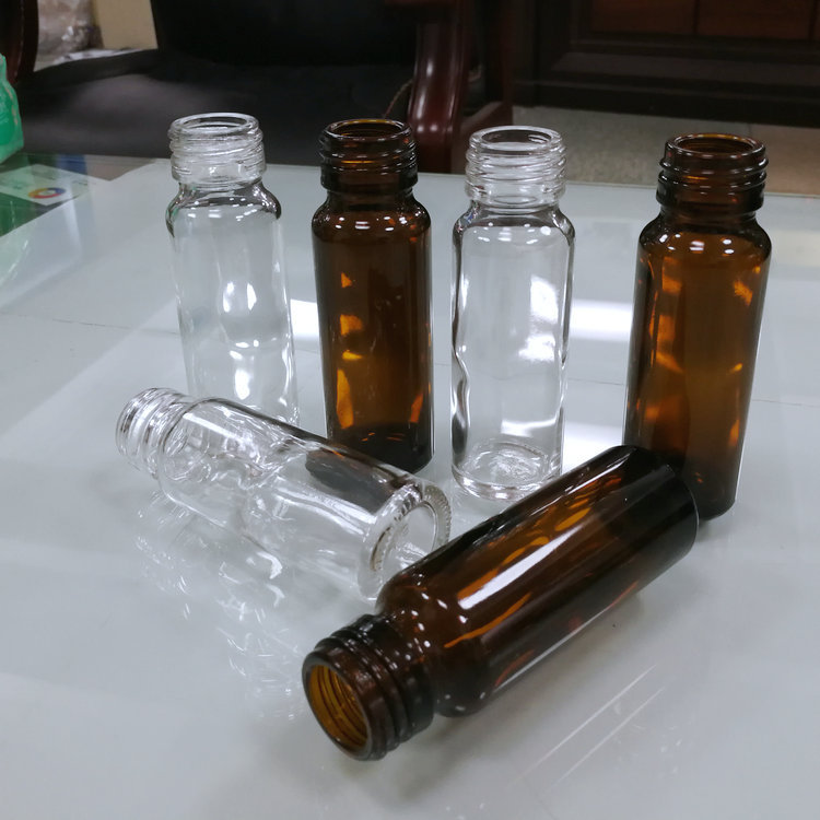 50ml口服液玻璃瓶琥珀色保健品玻璃瓶试剂瓶留样瓶