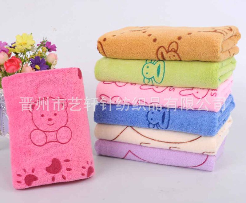 Factory wholesale microfiber 280g pure polyester towel gift promotion supermarket run Jianghu absorbent towel Factory wholesale microfiber 280g pure polyester towel gift promotion supermarket run Jianghu absorbent towel