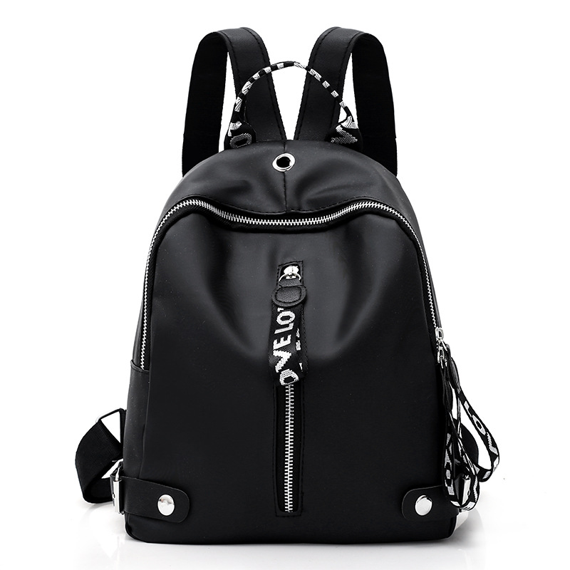 korean backpack black