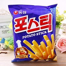 韓國進口零食品批發 膨化休閑 農心薯條（原味）84克/袋20代