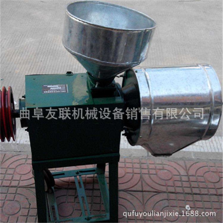 三相电小麦去皮打粉机 高粱脱皮面粉机 全自动两相电三相电磨粉机