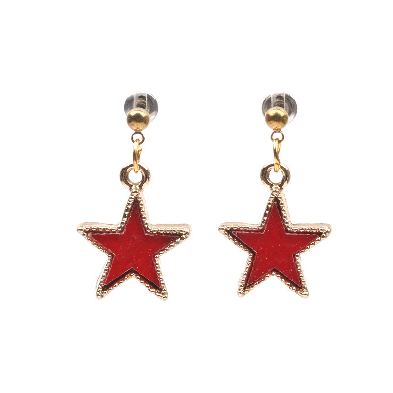 Pentagram Earrings Jewelry Wholesale Star Earrings display picture 12