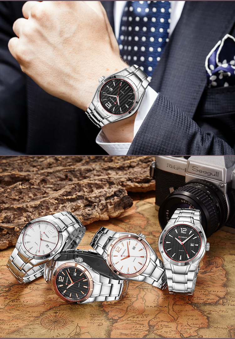 CURREN watch on wrist