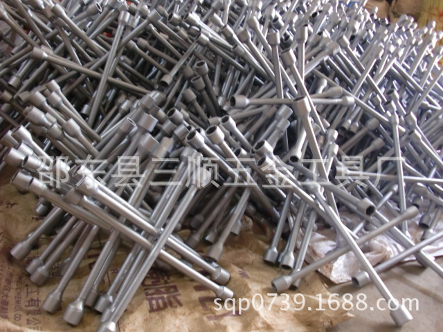 厂家14'17 19 21'精美电泳发黑银粉十字扳手