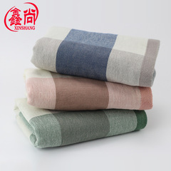 紗布毛巾廠家批發純棉洗臉毛巾  柔軟吸水家用素色全棉方格面巾