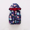 Vest with hood, Korean style, western style, children's clothing