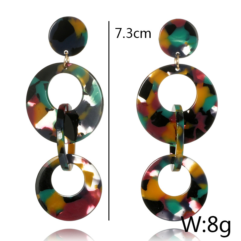 Simple Alloyearring Geometric (Main picture)NHGY1670-Main picture