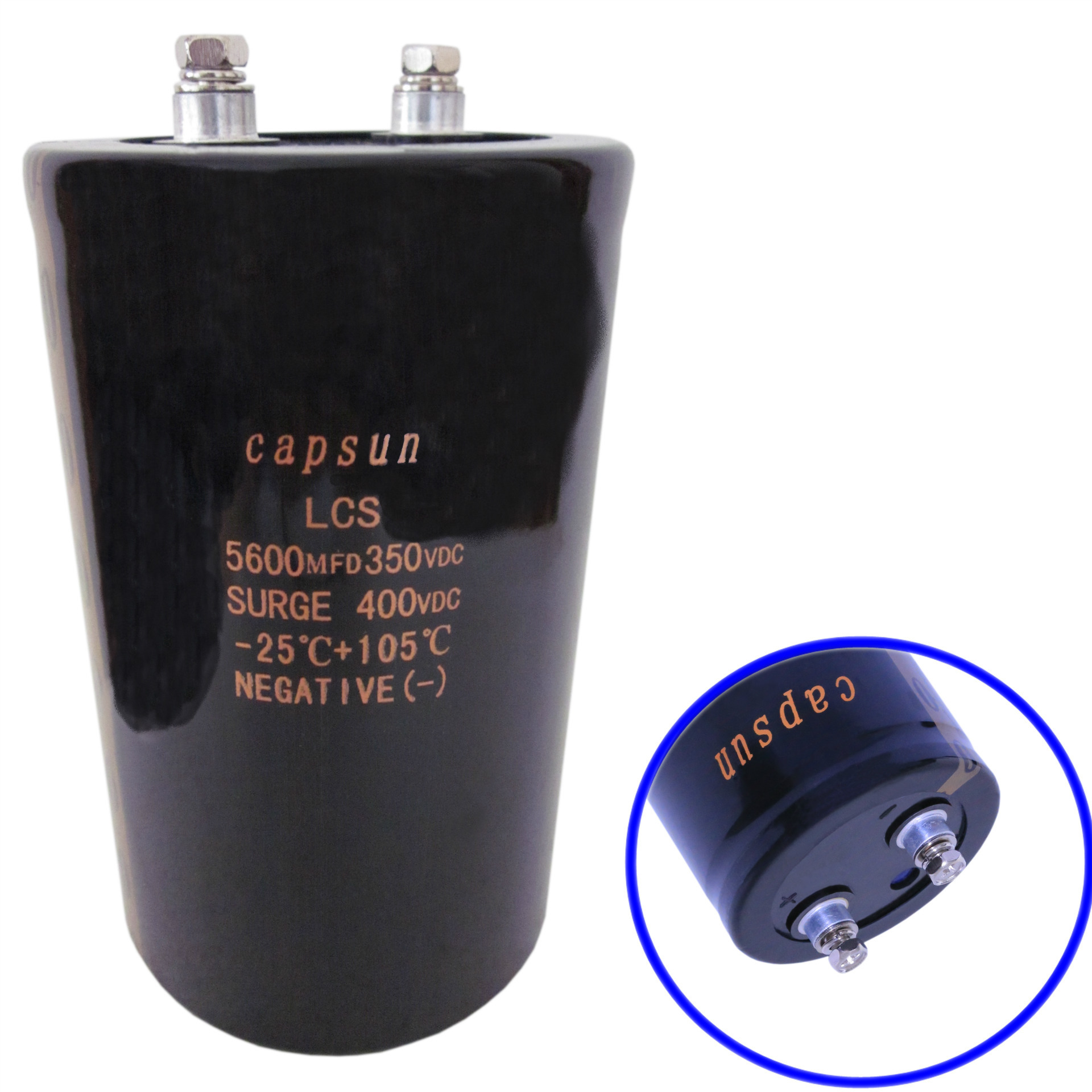 高压金属化电容器 5600UF350V 电台设备用铝电解电容器 原装