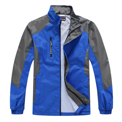 spring and autumn new pattern men and women Windbreak outdoors Assault coat Stand collar Color matching jacket DIY Promotional clothing Manufactor wholesale