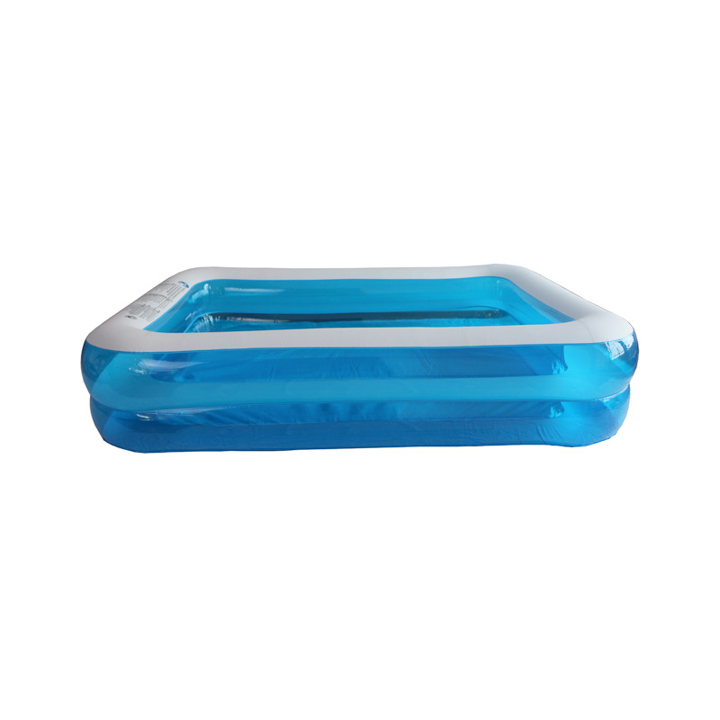 Inflatable square big swimming pool for fishing play in water