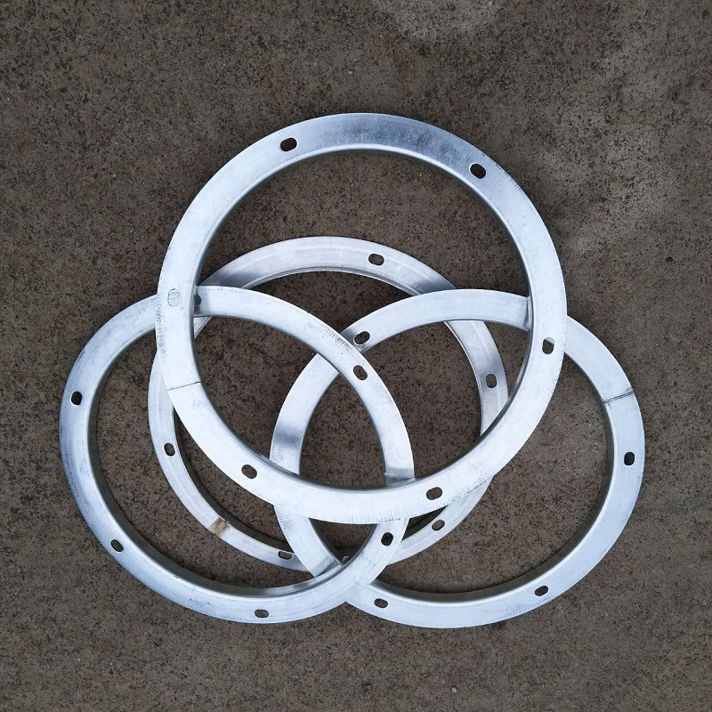 Manufacturers Processing wholesale Galvanized flange Stamping flange Angle iron flange Pipe connector 1-800