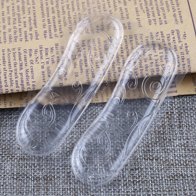 GEL After silica gel to keep abreast Half a yard pad parts decorative pattern transparent High-heeled shoes Anti abrasion Foot Pad wholesale