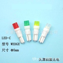 玻插灯泡 T5 LED仪表小型指示灯泡 6V 12V 24V 28V 30V WEDGE