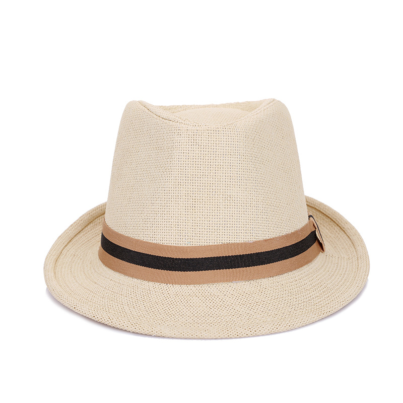 Sombrero de los hombres de estilo coreano sombrero de moda verano viaje casual protección solar sombrero de sol venta al por mayor fábrica directa de una sola pieza entrega