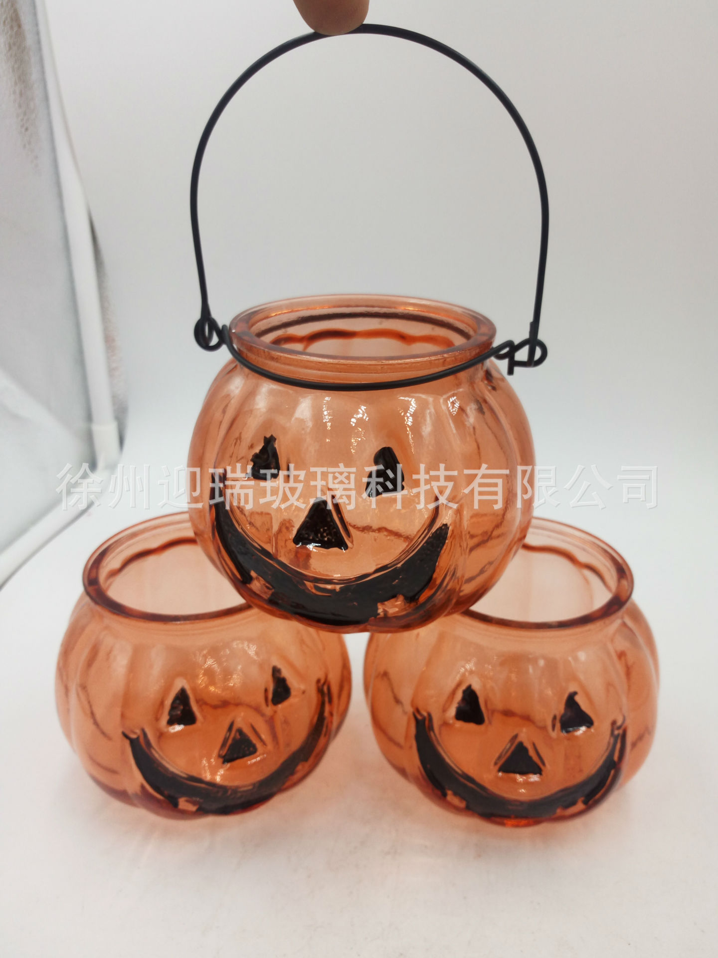 厂家批发订购玻璃瓶喷涂瓶那挂蜡烛瓶 蜡烛杯鬼脸水培蜡烛台