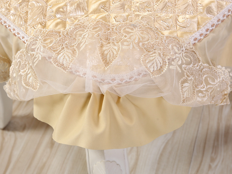 欧式春溢满园黄椅垫 (12)