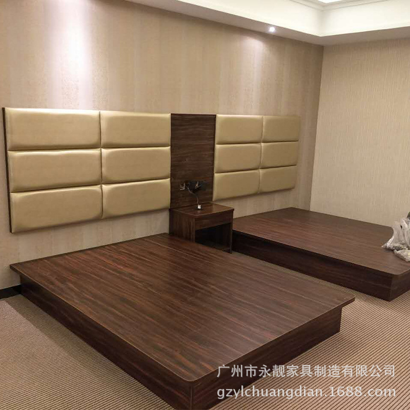Производители поставляют отели и мебель для гостиниц Полные комплекты стандартных кроватей на экране квартир, шкаф для шкафу шкаф