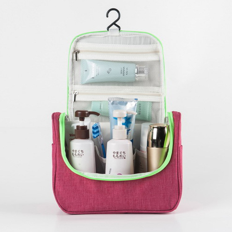 607g Weight Storage Bag Storage & Cleaning Polyester Material Solid Color Pattern Simple Style Style Red Color Simple Travel Large Capacity Cosmetic Bag Wholesale Nihaojewelry 11