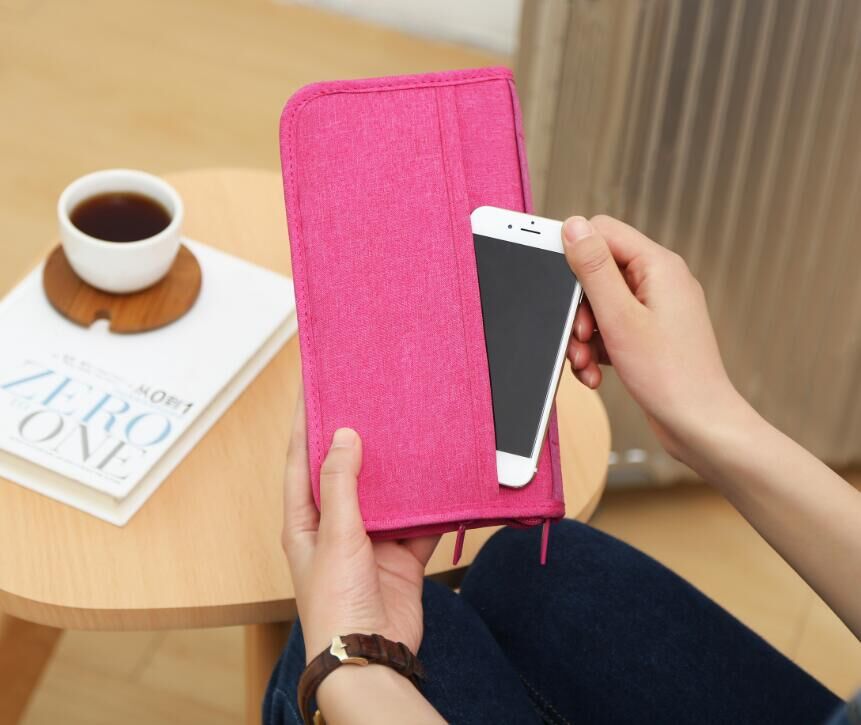 142g Weight 100pcs Quantity Nylon Material Solid Color Pattern Casual Style Simple Certificates Mobile Phone Change Storage Bag Wholesale Nihaojewelry 8