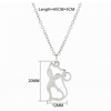 Pendant stainless steel, necklace for beloved, accessory, 2023 collection, wholesale