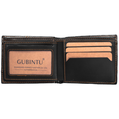 GUBINTU Wallet Men's Short Wallet Trendy Slim Wallet Student Style Wallet