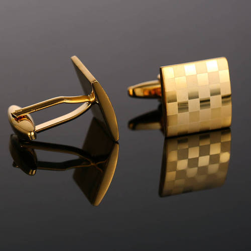 Laser cufflinks French cufflinks High quality dress buttons French shirt cuffs cufflink 10169