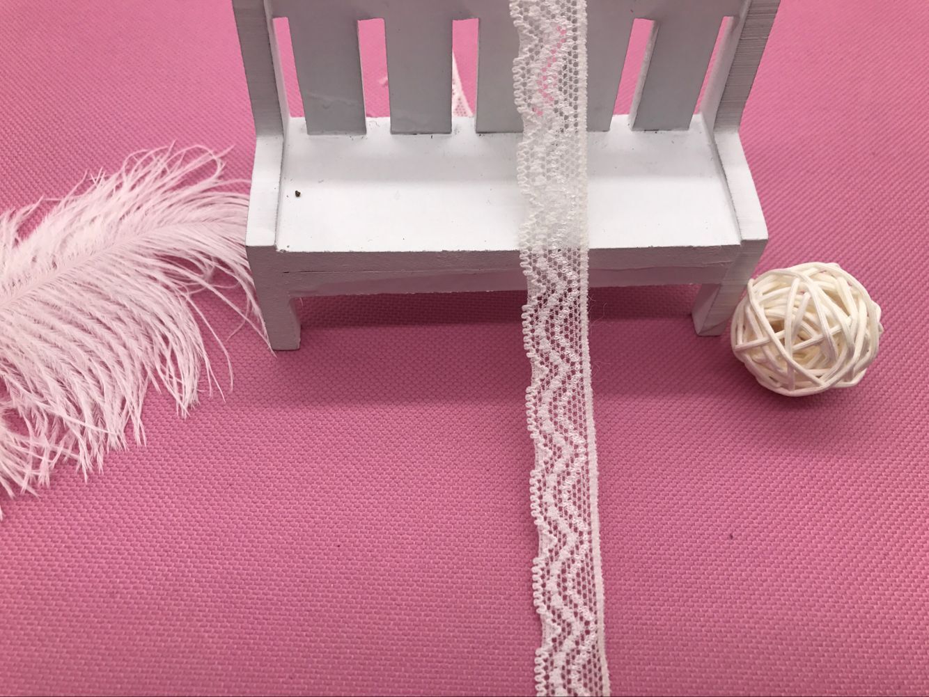 福建长乐弹力花边厂家直销长期现货供应2015# 宽度1.4CM