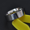 Ring engraved stainless steel, multicoloured polishing cloth, simple and elegant design, wholesale