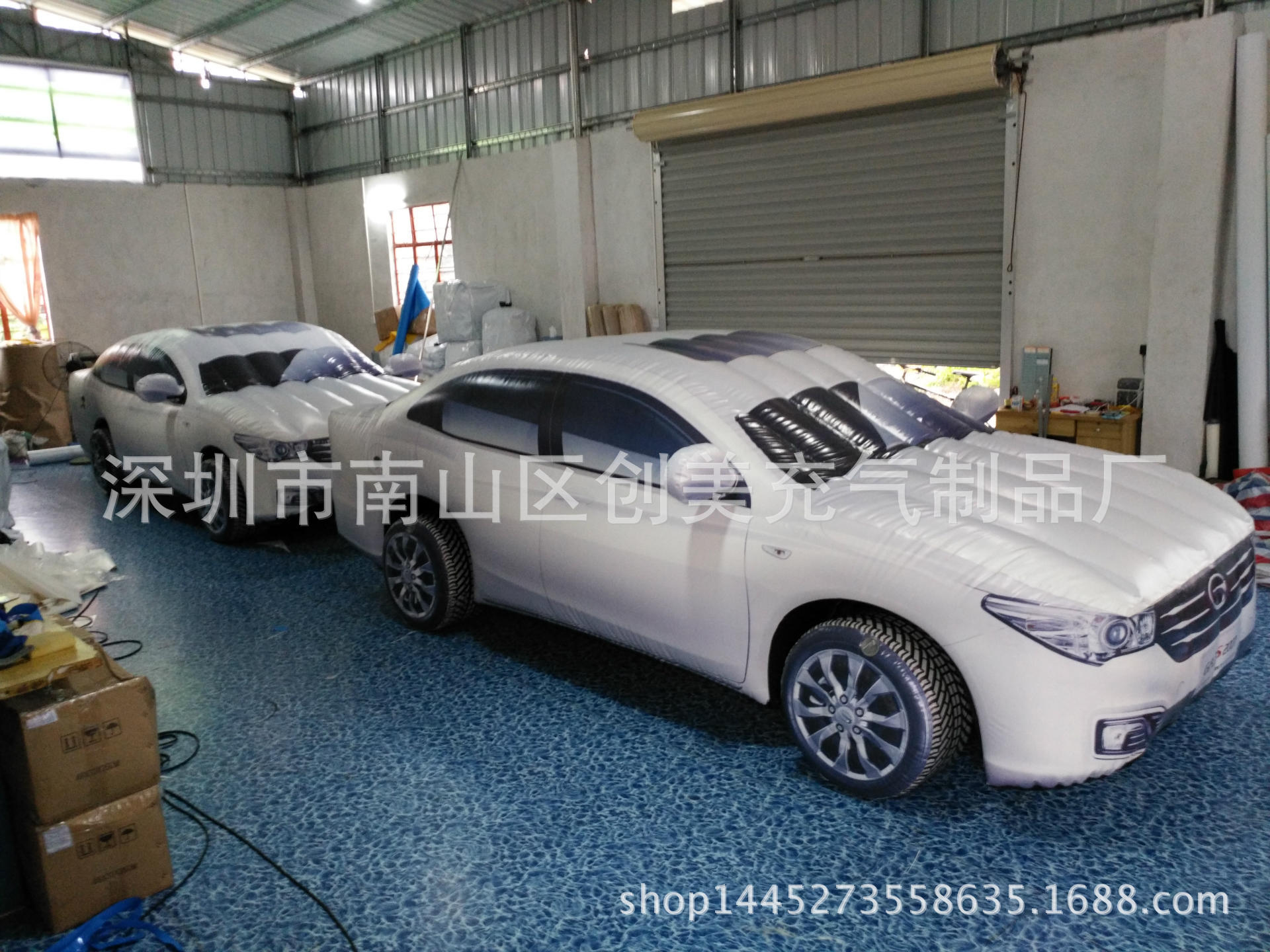 充气汽车模型小车气模 充气卡通气模充气仿真模型 车展活动专用