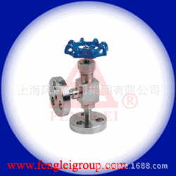 上海風雷J44W-160P針型角式截止閥 儀表閥  高壓閥 蒸汽閥